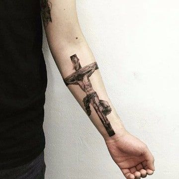 Featured image of post Crucifijo Cruz Tatuajes De Cristo En El Brazo